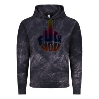 Cloud Black fuck you middle finger Vintage Hoodie - artisFamous