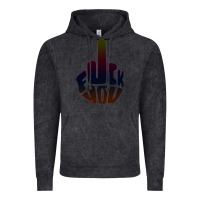 Vintage Black fuck you middle finger Vintage Hoodie - artisFamous