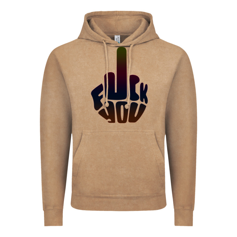 Fuck You Middle Finger Vintage Hoodie by artisFamous | Teevron