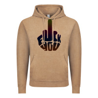 Vintage Coffee fuck you middle finger Vintage Hoodie - artisFamous