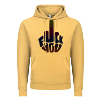 Vintage Mustard fuck you middle finger Vintage Hoodie - artisFamous