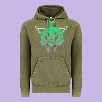 Team Rayquaza Vintage Hoodie Designed By Artisfamous