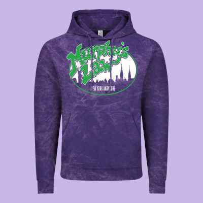 Murphy's Law Vintage Hoodie Designed By Artisfamous