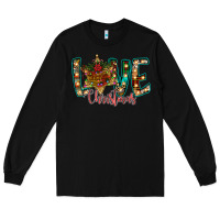 Black Love Snowman Long Sleeve Tee - CowhideDigitalArt