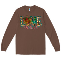Chestnut Love Snowman Long Sleeve Tee - CowhideDigitalArt