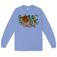 Colony Blue Love Snowman Long Sleeve Tee - CowhideDigitalArt