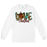 White Love Snowman Long Sleeve Tee - CowhideDigitalArt