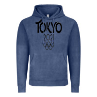 Vintage Denim Olympic RingTokyo 2020 Vintage Hoodie - artisFamous