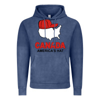 Vintage Denim canada america's hat Vintage Hoodie - artisFamous