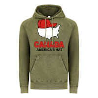 Vintage Olive canada america's hat Vintage Hoodie - artisFamous