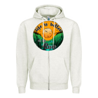 Oatmeal Heather life is better at the river Zipper Hoodie - JahusDesignShop