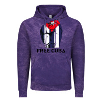 Cloud Purple free cuba Vintage Hoodie - artisFamous