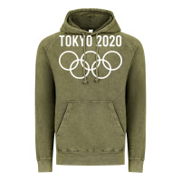 Vintage Olive OLYMPIC TOKYO 2020 Vintage Hoodie - artisFamous