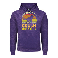 Cloud Purple i'm ready to crush kindergarten dinosaur back to school kids t shirt Vintage Hoodie - artisFamous