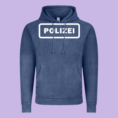 Polizei Vintage Hoodie Designed By Artisfamous