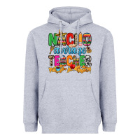 Heather Grey Nacho average Teacher Heavyweight Hoodie - RanaPortraitStore