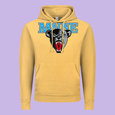 Maine Black Bears Premier Vintage Hoodie Designed By Artisfamous