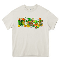 Cream St. Patricks day nurse Heavy Core Tee - HowdyJamesFarm