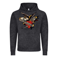 Vintage Black sailor jerry tattoo art military mermaid Vintage Hoodie - artisFamous