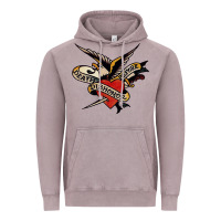 Vintage Zinc sailor jerry tattoo art military mermaid Vintage Hoodie - artisFamous