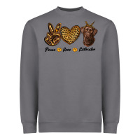 Storm peace love labrador Heavyweight Sweatshirt - RanaPortraitStore