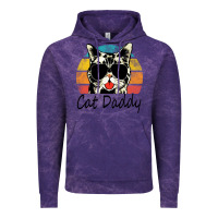 Cloud Purple cat daddy vintage Vintage Hoodie - artisFamous