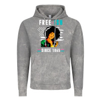 Cloud Rock juneteenth free ish since 1865 black Vintage Hoodie - artisFamous