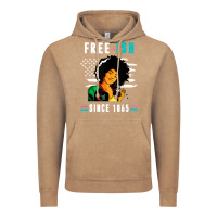 Vintage Coffee juneteenth free ish since 1865 black Vintage Hoodie - artisFamous