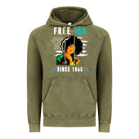 Vintage Olive juneteenth free ish since 1865 black Vintage Hoodie - artisFamous