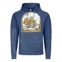 Vintage Denim frog and toad Vintage Hoodie - artisFamous