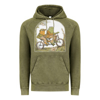 Vintage Olive frog and toad Vintage Hoodie - artisFamous