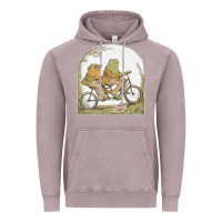 Vintage Zinc frog and toad Vintage Hoodie - artisFamous