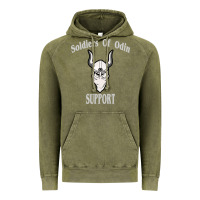 Vintage Olive soldiers of odin worldwide support Vintage Hoodie - artisFamous