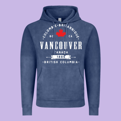 Vancouver Canada Vintage Hoodie Designed By Artisfamous