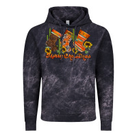 Cloud Black western Christmas Vintage Hoodie - CowhideDigitalArt