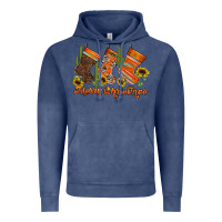 Vintage Denim western Christmas Vintage Hoodie - CowhideDigitalArt