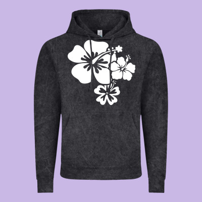 Hawaiian Flower Vintage Hoodie Designed By Artisfamous