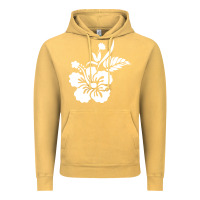 Vintage Mustard hawaiian flower Vintage Hoodie - artisFamous