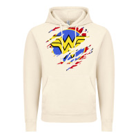 Vintage Artic tear off wonder woman shield Vintage Hoodie - artisFamous