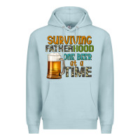 Blue Mist surviving fatherhood one beer at a  time Premium Hoodie - Artiststas