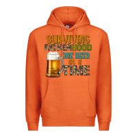 Carrot surviving fatherhood one beer at a  time Premium Hoodie - Artiststas