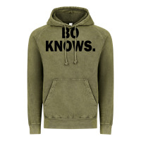 Vintage Olive bo knows (black text) Vintage Hoodie - artisFamous