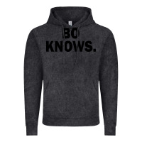 Vintage Black bo knows (black text) Vintage Hoodie - artisFamous