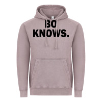 Vintage Zinc bo knows (black text) Vintage Hoodie - artisFamous