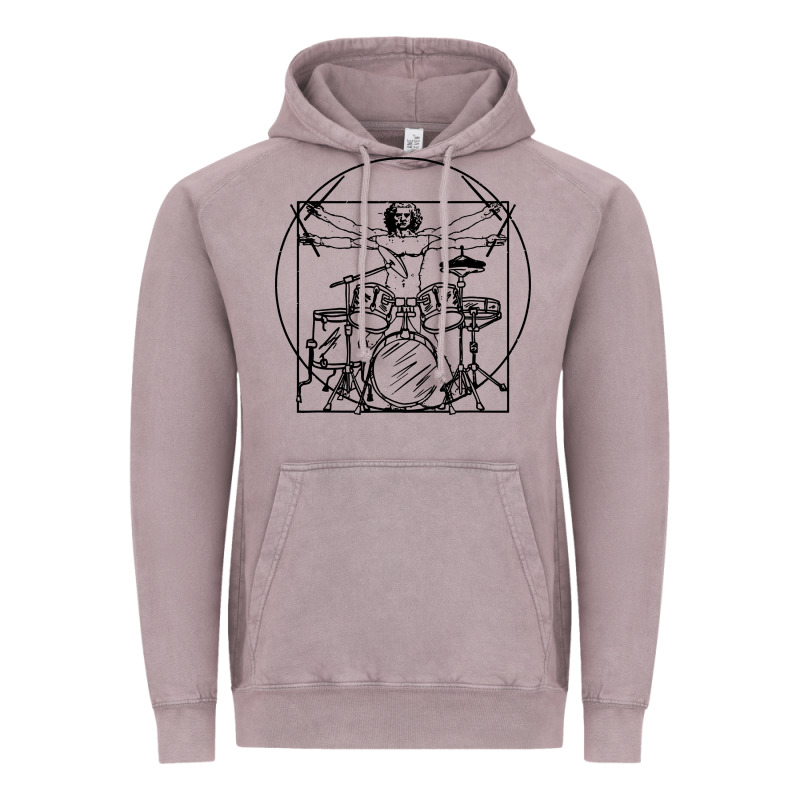 Drums Gift Vintage Hoodie by artisFamous | Teevron