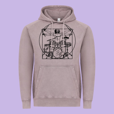 Drums Gift Vintage Hoodie Designed By Artisfamous