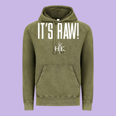 Official Hell's Kitchen It's Raw Vintage Hoodie Designed By Artisfamous