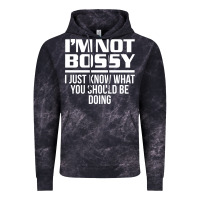 Cloud Black I'M NOT BOSSY I JUST KNOW WHAT YOU SHOULD BE DOING FUNNY Vintage Hoodie - artisFamous