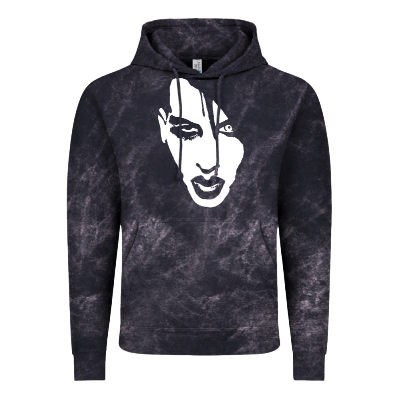 Marilyn Manson Face Vintage Hoodie by artisFamous | Teevron