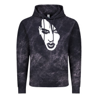 Cloud Black marilyn manson face Vintage Hoodie - artisFamous